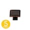 Sapphire Accent Series 1-1/4 in. Modern Oil Rubbed Bronze Square Cabinet Hardware Knob 5-Pack SP-1071-K-ORB-5 - alternate 1